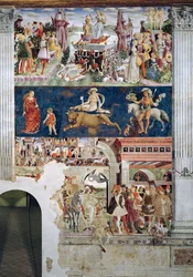 Der Triumph der Venus: April aus dem Raum der Monate, ca. 1467-70